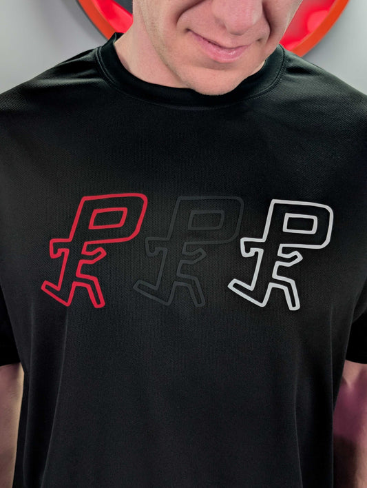 3 P Man Print T Shirt